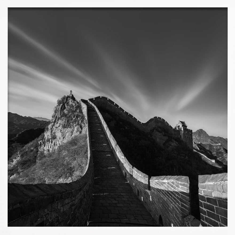 Great Wall Journey Art Print UK — Japanese Dark Wall Art — Living Room — Wall It All Prints