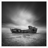 Moody Abandoned Boat