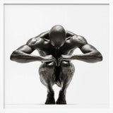 Focused Muscular Man