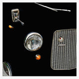 Classic Car Details Art Print UK — Vintage Vibrant Wall Art — Living Room — Wall It All Prints