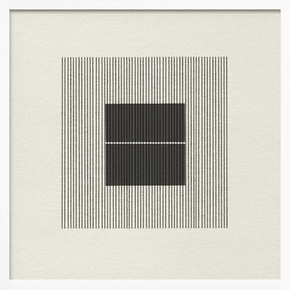 Line Harmony Art Print UK — Abstract Dark Wall Art — Office — Wall It All Prints