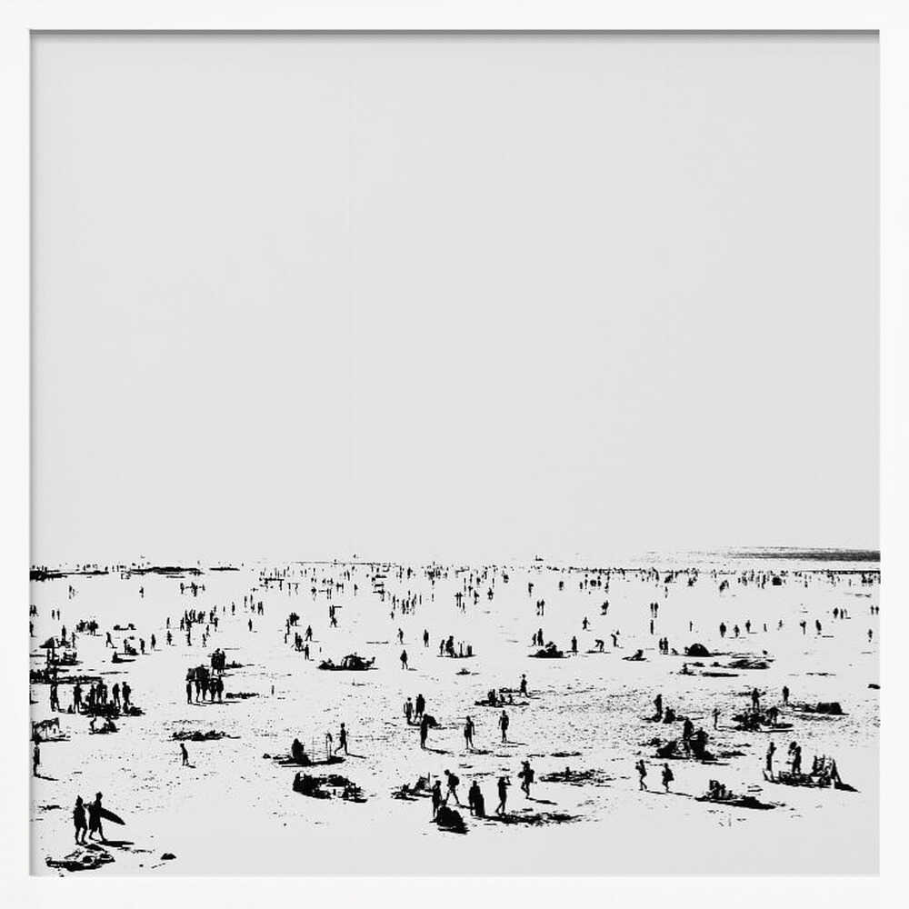 Beach No2 Art Print UK — Abstract Vibrant Wall Art — Office — Wall It All Prints