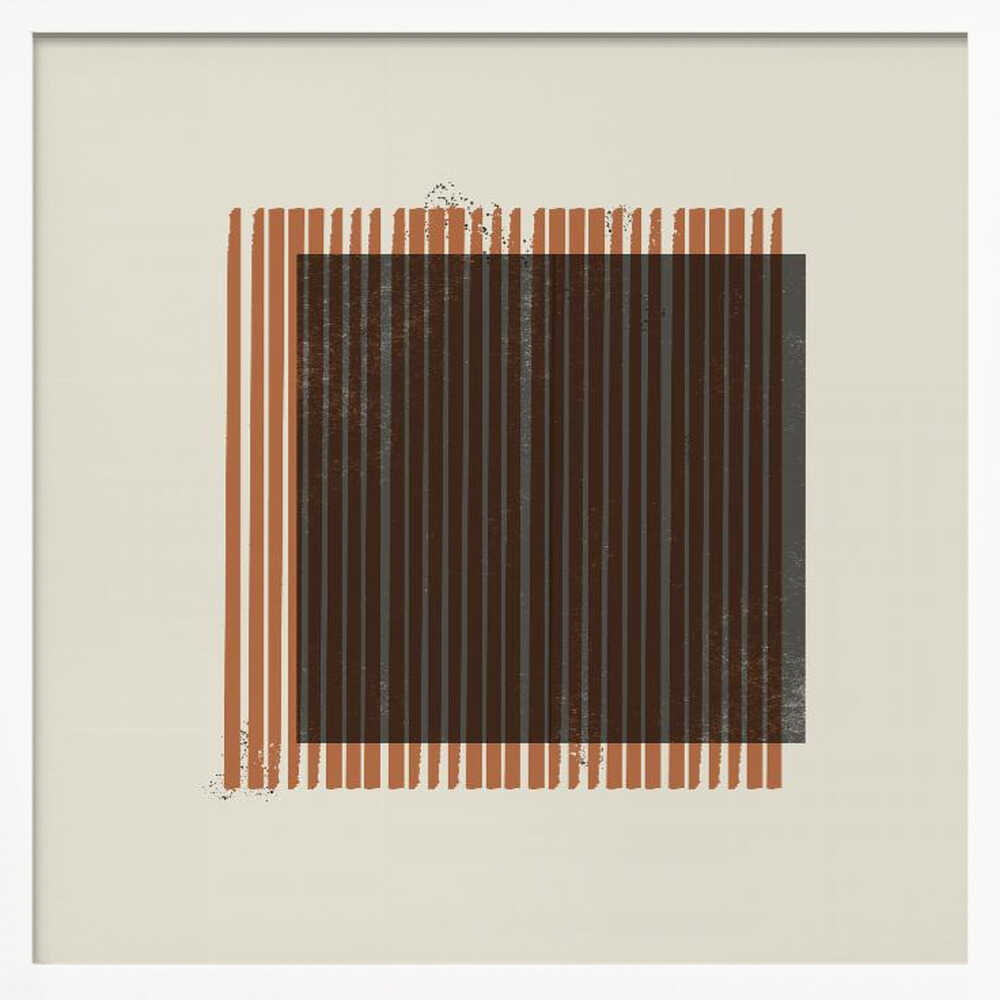 Striped Enigma Art Print UK — Abstract Minimal Wall Art — Office — Wall It All Prints