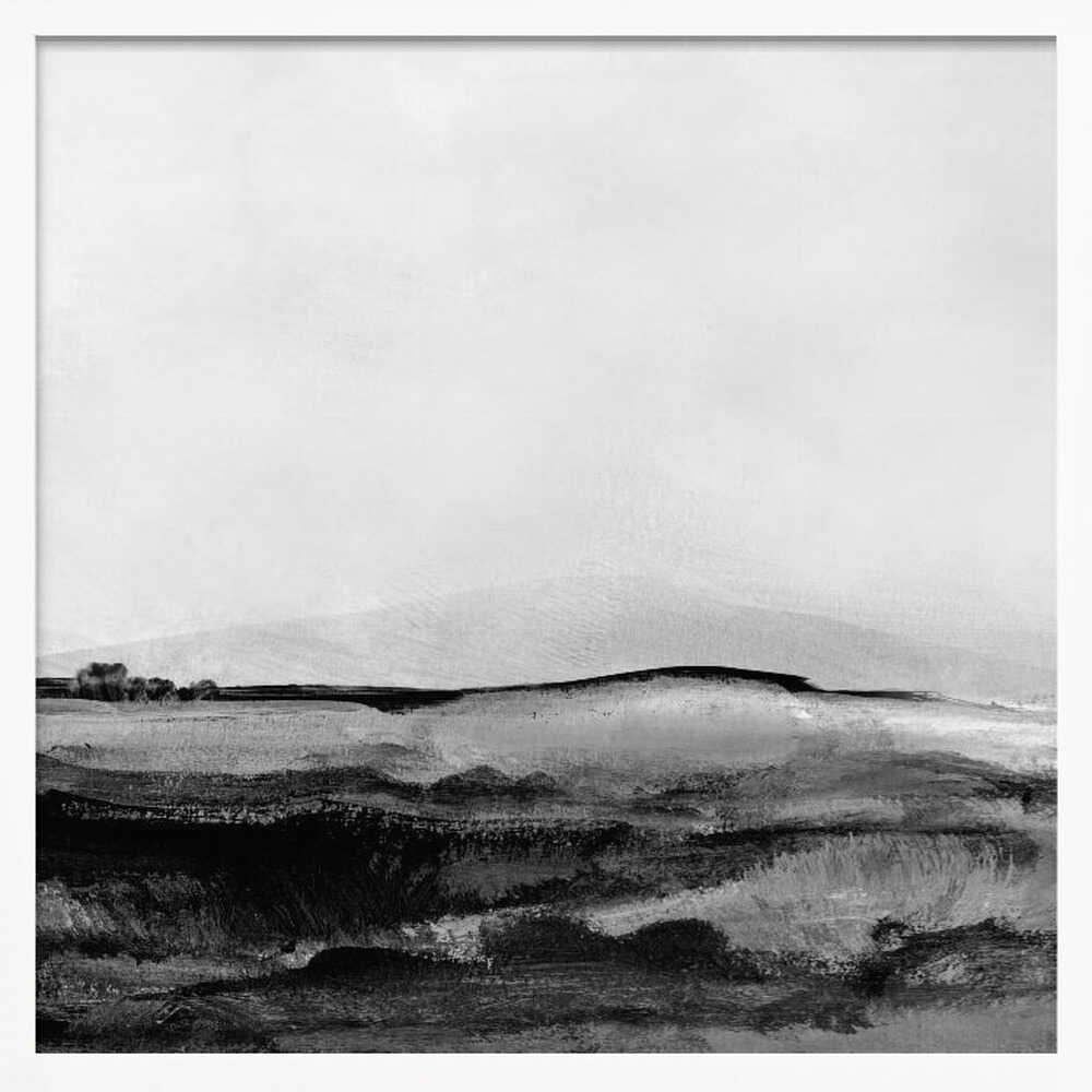 Mono Landscape No1 Art Print UK — Abstract Vibrant Wall Art — Bedroom — Wall It All Prints