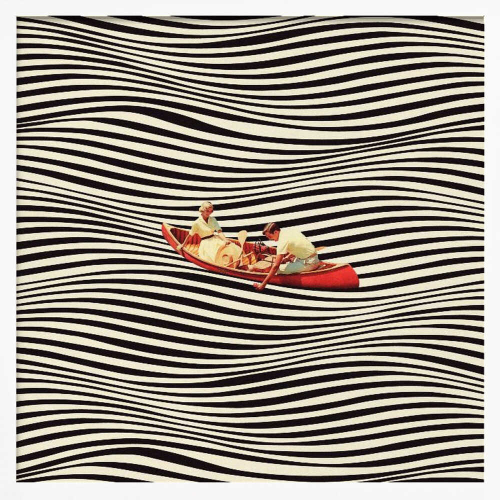 The Real Boat Trip Art Print UK — Abstract Dark Wall Art — Office — Wall It All Prints