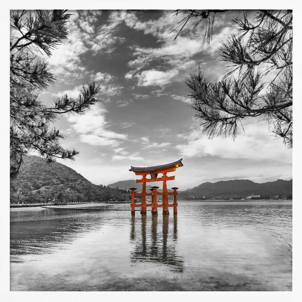 Miyajima Torii Gate Art Print UK — Japanese Calm Wall Art — Bedroom — Wall It All Prints