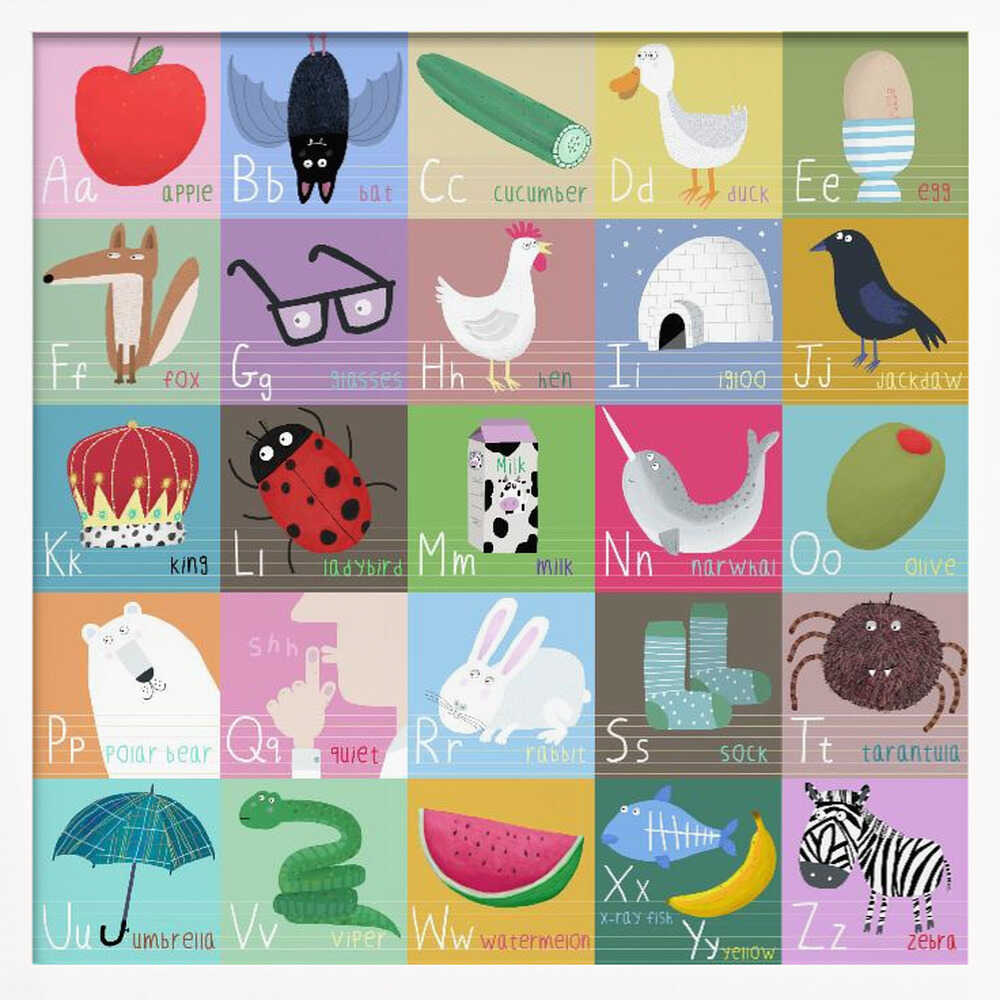 Colorful ABC Animals