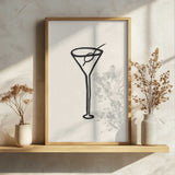 Martini Glass Sketch