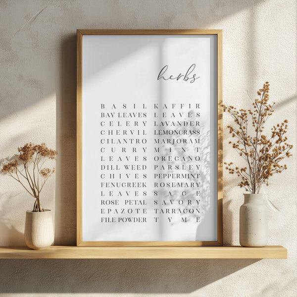 Elegant Herbs List