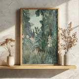 The Equatorial Jungle Art Print UK — Landscape Vibrant Wall Art — Living Room — Wall It All Prints