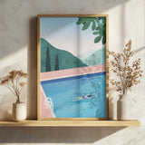 Serene Mountain Swim
