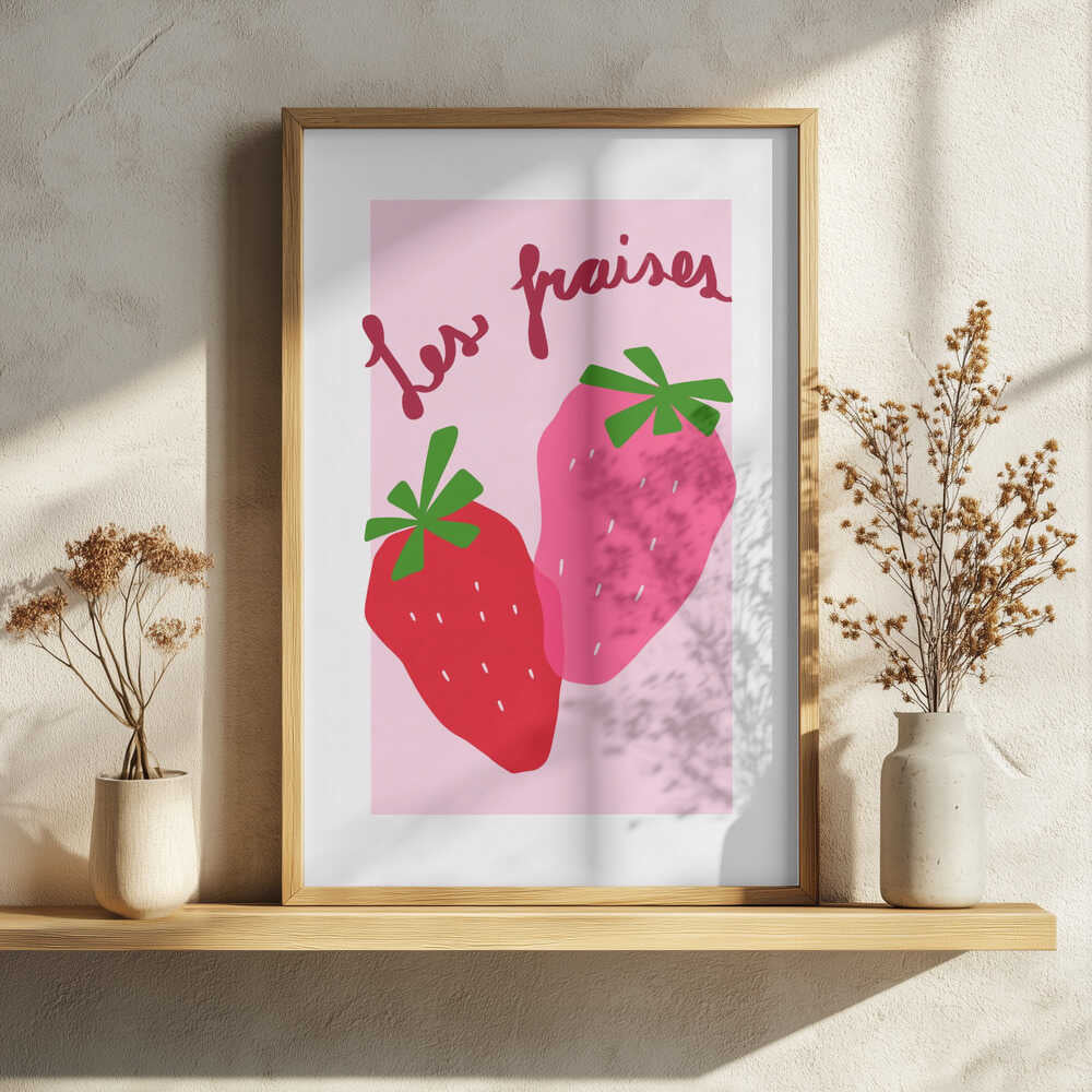 Berry Delight Art Print UK — Abstract Vibrant Wall Art — Kitchen — Wall It All Prints