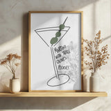 Olive Trio Martini