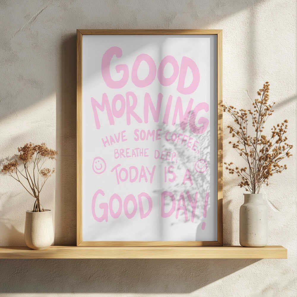 Cheerful Start Art Print UK — Abstract Vibrant Wall Art — Kitchen — Wall It All Prints