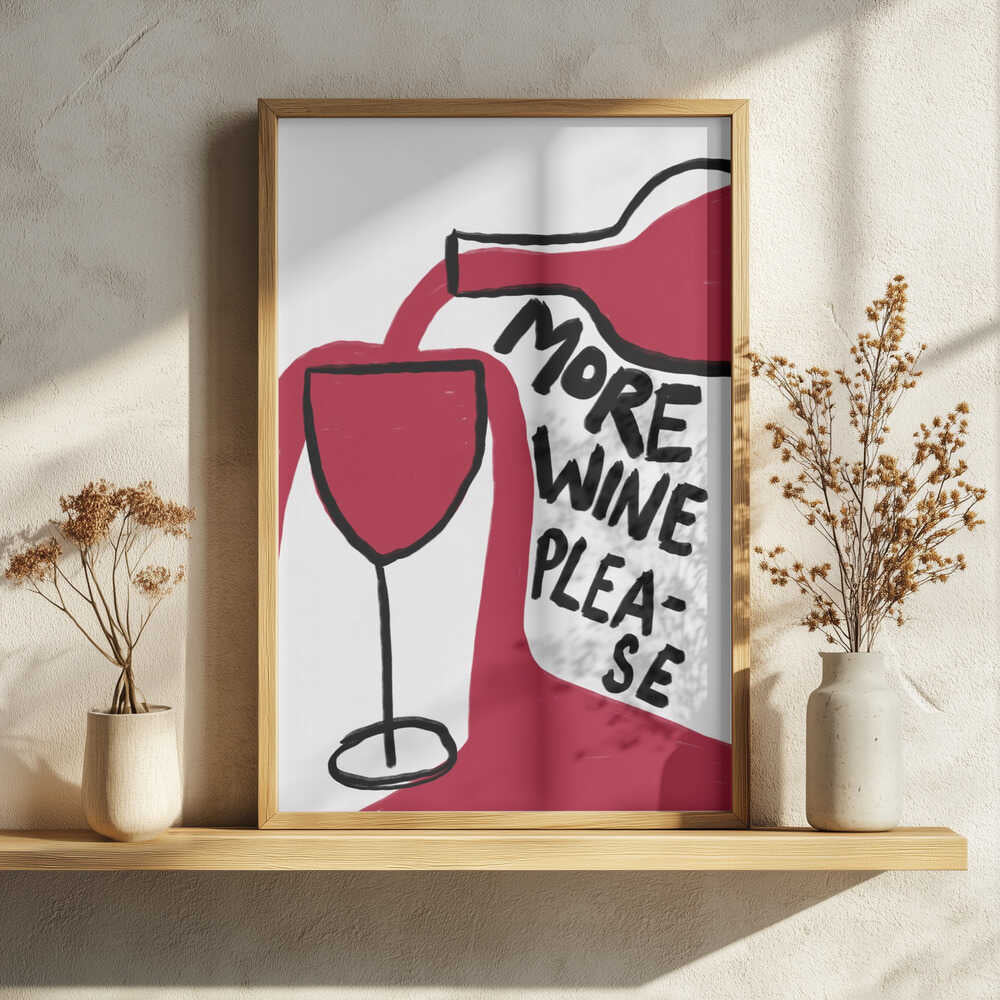 Pouring Passion Art Print UK — Abstract Vibrant Wall Art — Kitchen — Wall It All Prints