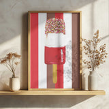 Layered Popsicle With Sprinkles