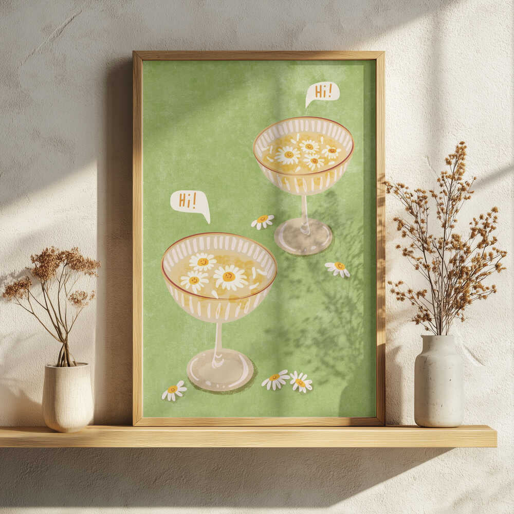 Untitled Art Print UK — Botanical Vibrant Wall Art — Kitchen — Wall It All Prints