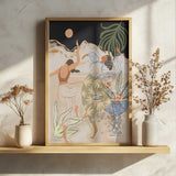 Moonlightdance Art Print UK — Botanical Vibrant Wall Art — Living Room — Wall It All Prints