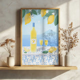 Limoncello Art Print UK — Botanical Vibrant Wall Art — Kitchen — Wall It All Prints