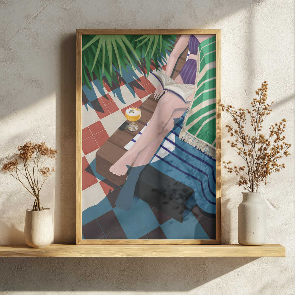 Just one more chapter Art Print UK — Abstract Vibrant Wall Art — Kitchen — Wall It All Prints