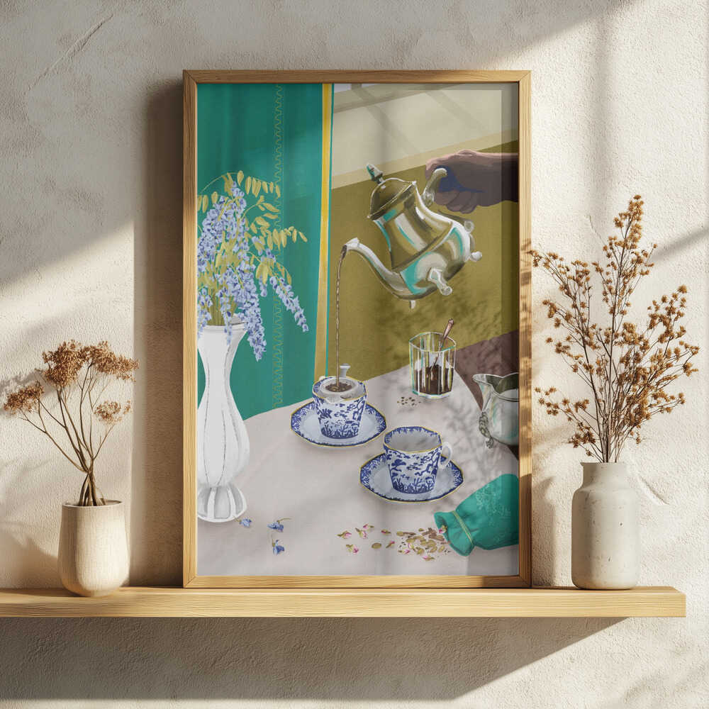 I Despise English Tea Art Print UK — Botanical Fresh Wall Art — Kitchen — Wall It All Prints