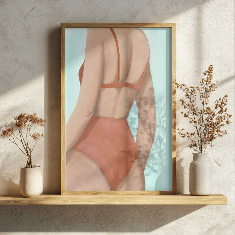 Relaxed Summer Back Art Print UK — Animal Vibrant Wall Art — Living Room — Wall It All Prints