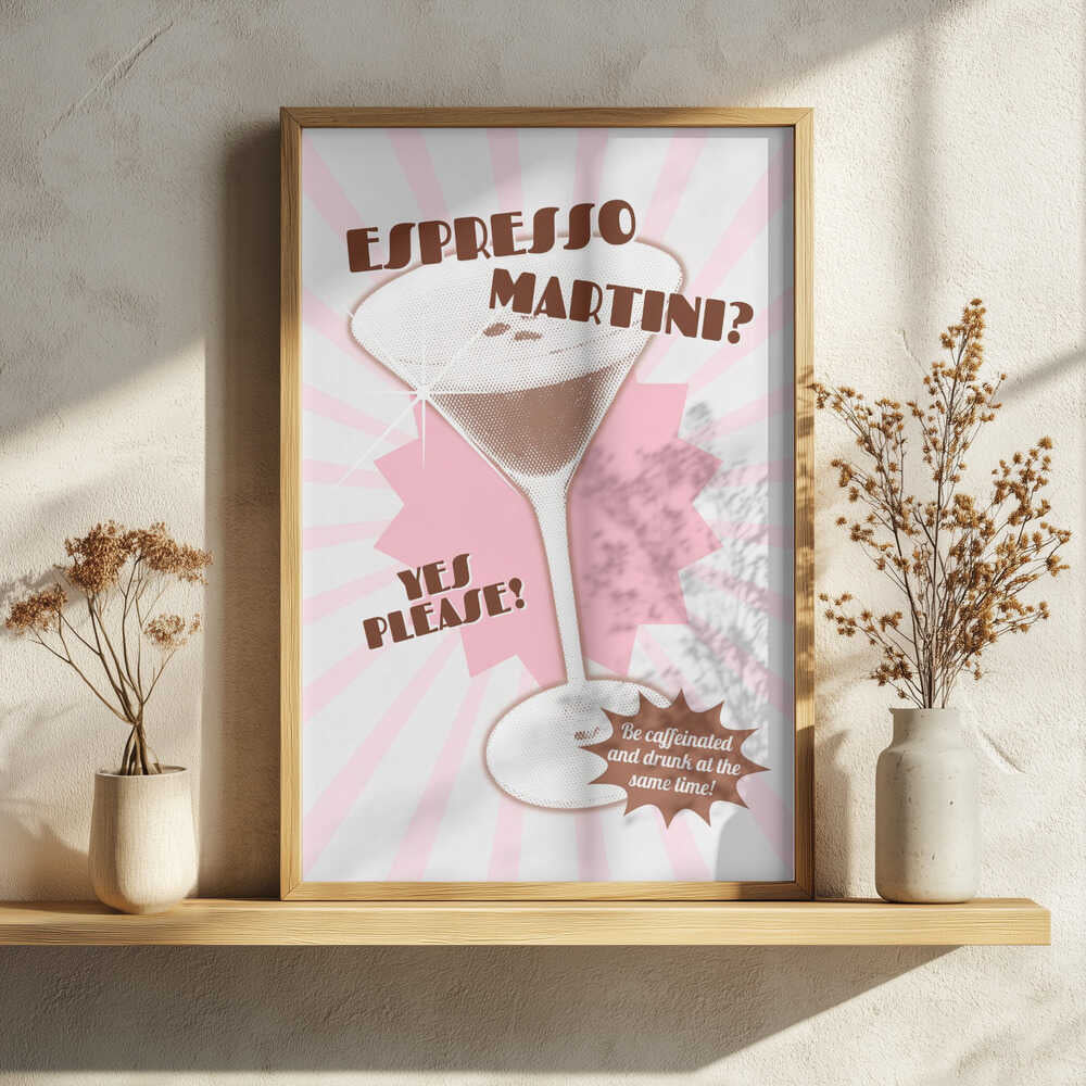 Fizz and Buzz Delight Art Print UK — Abstract Vibrant Wall Art — Kitchen — Wall It All Prints