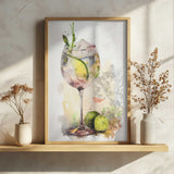 Watercolor Gin Tonic