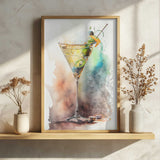 Vibrant Martini Painting