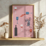 Modern Wine Still Life