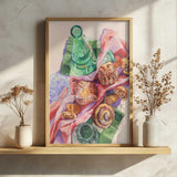 Sweet Morning Pastries Art Print UK — Abstract Vibrant Wall Art — Kitchen — Wall It All Prints
