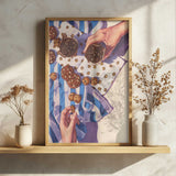 Sweet Cookie Moment Art Print UK — Portrait Vibrant Wall Art — Kitchen — Wall It All Prints