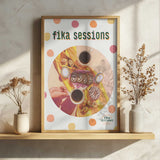 Fika Coffee And Pastries Art Print UK — Food Warm Wall Art — Kitchen — Wall It All Prints