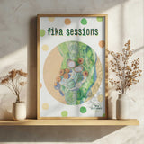 Fika Sessions Sweets Art Print UK — Food Fresh Wall Art — Kitchen — Wall It All Prints