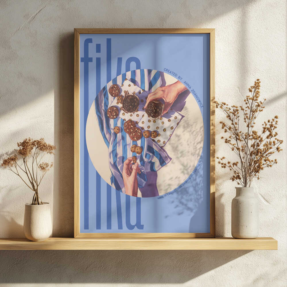 Made In Sweden Art Print UK — Abstract Vibrant Wall Art — Kitchen — Wall It All Prints