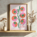 Les Tomates Art Print UK — Botanical Vibrant Wall Art — Kitchen — Wall It All Prints
