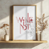 Wine Not Playful Lettering