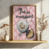 Warm Tea and Croissant