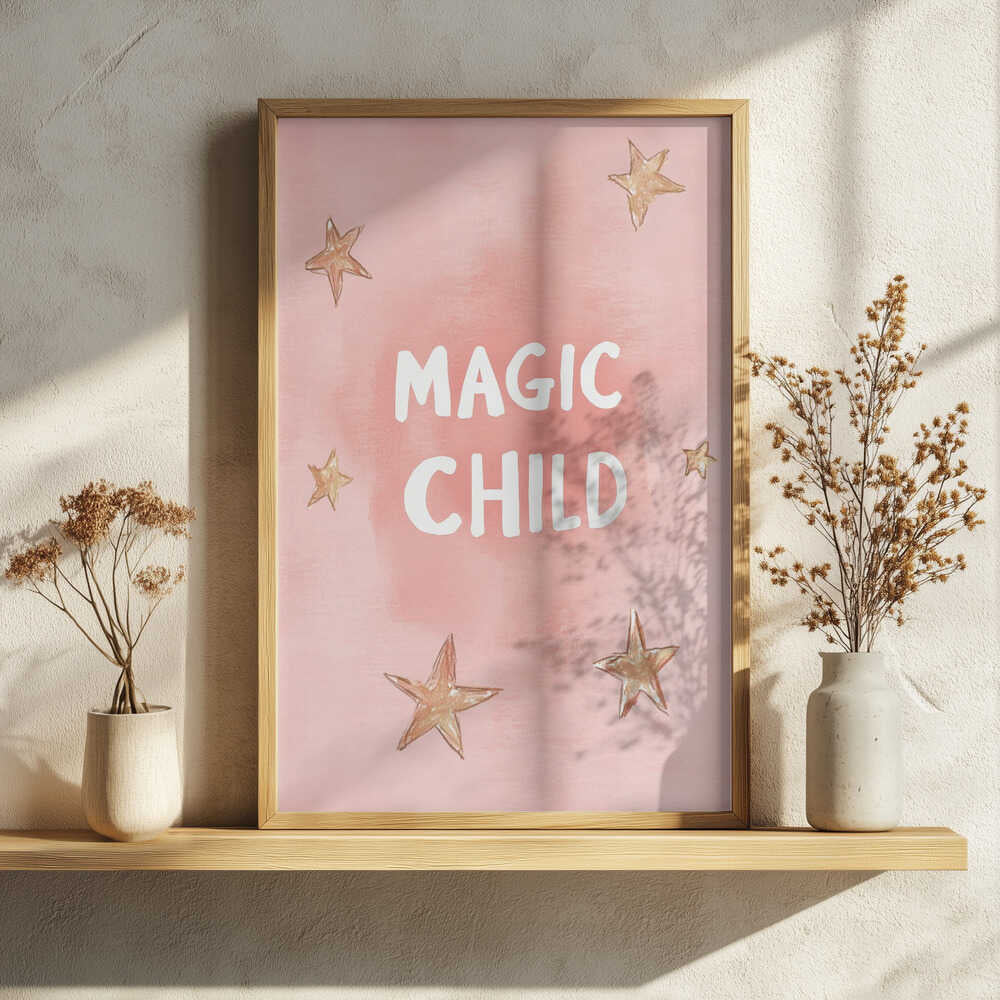 Starry Dreams Art Print UK — Celestial Elegant Wall Art — Nursery — Wall It All Prints