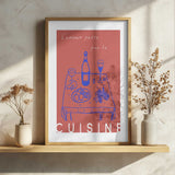 Heartfelt Dining Art Print UK — Food Minimal Wall Art — Kitchen — Wall It All Prints