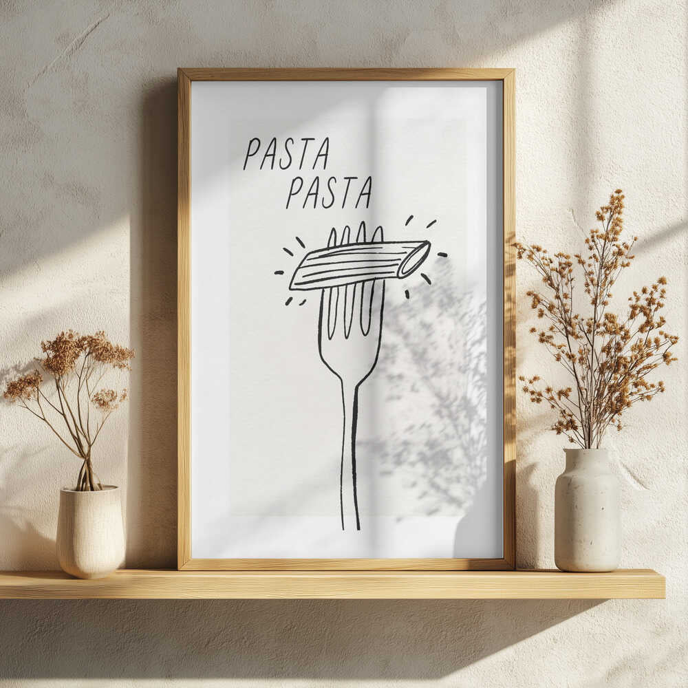 Untitled Art Print UK — Abstract Dark Wall Art — Kitchen — Wall It All Prints