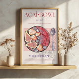 Vibrant Açaí Fruit Bowl Art Print UK — Food Vibrant Wall Art — Kitchen — Wall It All Prints