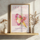 Sweet Italian Gelato Art Print UK — Japanese Vibrant Wall Art — Kitchen — Wall It All Prints