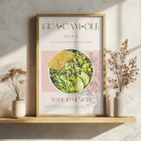Vibrant Guacamole Bowl Art Print UK — Food Vibrant Wall Art — Kitchen — Wall It All Prints