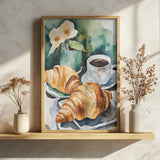 Fresh Croissants and Coffee