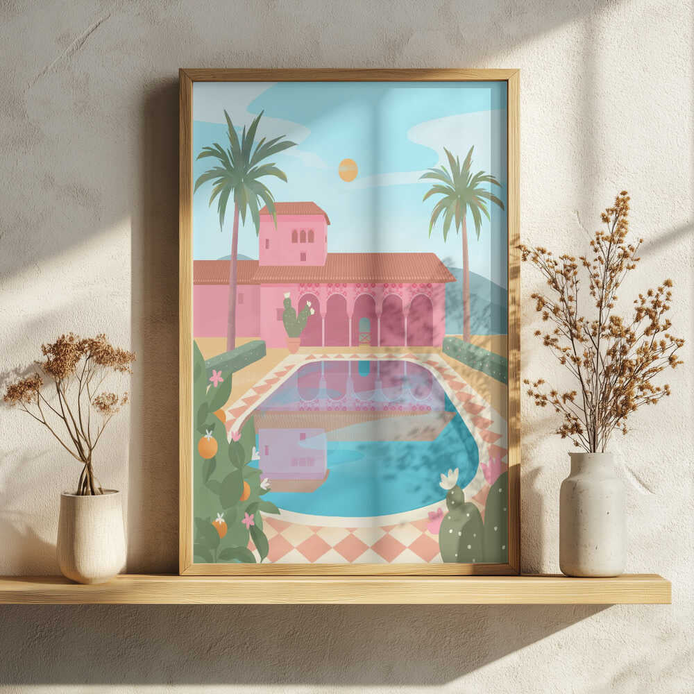 Granada, Spain Art Print UK — Botanical Calm Wall Art — Bedroom — Wall It All Prints