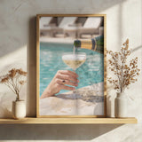 Luxury Poolside Champagne