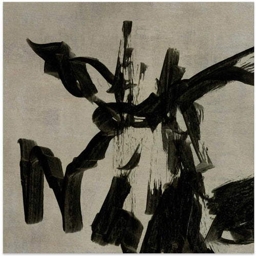 Abstract Ink Movement Art Print UK — Abstract Dark Wall Art — Office — Wall It All Prints