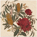 Australian Native Blooms Art Print UK — Botanical Vibrant Wall Art — Living Room — Wall It All Prints