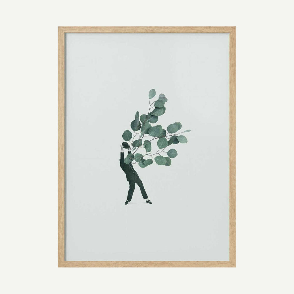 The extravert Art Print UK — Botanical Minimal Wall Art — Office — Wall It All Prints